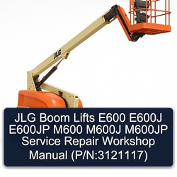 JLG Boom Lifts E600 E600J E600JP M600 M600J M600JP (p/n:3121117) Service Repair Workshop Manual PDF