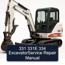 331 331E 334 Excavatorservice Service Repair Workshop Manual PDF