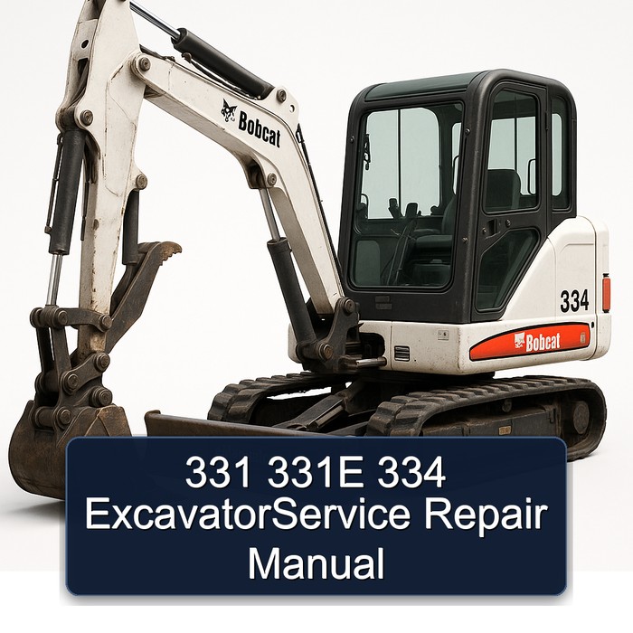 331 331E 334 Excavatorservice Service Repair Workshop Manual PDF