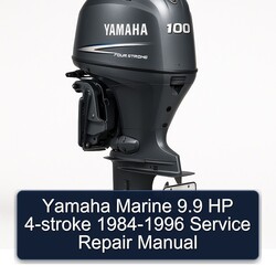 1984-1996 Yamaha Marine 9.9 HP 4-stroke Service Repair Workshop Manual PDF