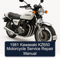 1981 Kawasaki KZ Series KZ650 Motorcycle Service Repair Workshop Manual PDF