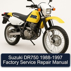 1988-1997 Suzuki DR Series DR750 Service Repair Workshop Manual PDF