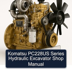 Komatsu PC228US Series Hydraulic Excavator Shop Service Repair Workshop Manual PDF