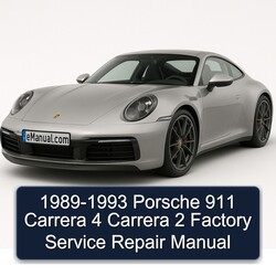 1989-1993 Porsche 911 Carrera 4 Carrera 2 Factory Service Repair Manual 