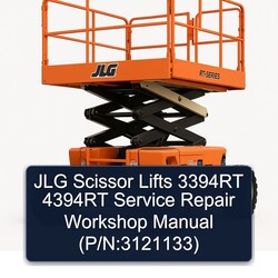 JLG Scissor Lifts 3394RT 4394RT (p/n:3121133) Service Repair Workshop Manual PDF