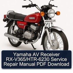 Yamaha RX Models AV Receiver Rx-v365/htr-6230 Service Repair Workshop Manual PDF