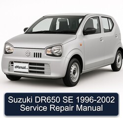 1996-2002 Sherco SE Suzuki DR650 Service Repair Workshop Manual PDF