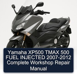 2007-2012 Yamaha Tmax XP500 500 Fuel Injected Service Repair Workshop Manual PDF
