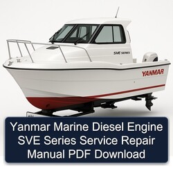 Yanmar Marine Diesel Engine SVE Series Service Repair Workshop Manual PDF