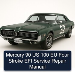 Mercury 90 US 100 EU Four Stroke EFI Service Repair Workshop Manual PDF