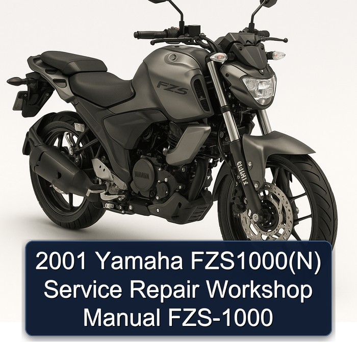 2001 Yamaha FZS Models Fzs1000(n) FZS-1000 Service Repair Workshop Manual PDF