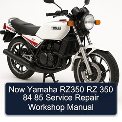 Yamaha RZ Models Now RZ350 350 84 85 Service Repair Workshop Manual PDF