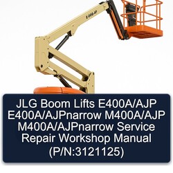 JLG Boom Lifts E400a/ajp E400a/ajpnarrow M400a/ajp M400a/ajpnarrow (p/n:3121125) Service Repair Workshop Manual PDF