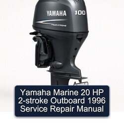 1996 Yamaha Marine 20 HP 2-stroke Outboard Service Repair Workshop Manual PDF