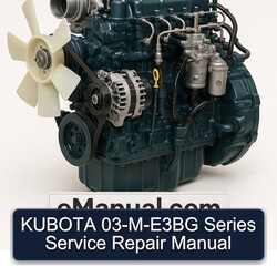 Kubota 03-m-e3bg Series Service Repair Workshop Manual PDF