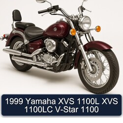 1999 Yamaha XVS 1100L XVS 1100LC V-Star 1100