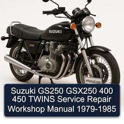 1979-1985 Suzuki GS Series GS250 GSX250 400 450 Twins Service Repair Workshop Manual PDF