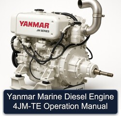 Yanmar Marine Diesel Engine 4JM-TE Operation Service Repair Workshop Manual PDF
