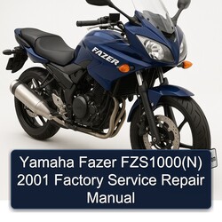 2001 Yamaha Fazer Fzs1000(n) Service Repair Workshop Manual PDF