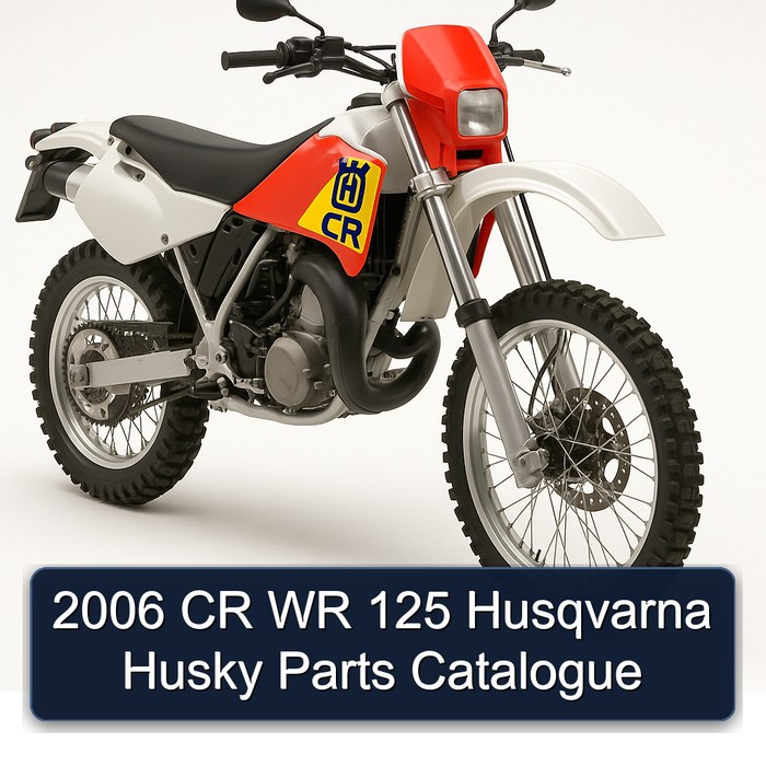 2006 Husqvarna CR Models WR 125 Husky Parts Catalog PDF