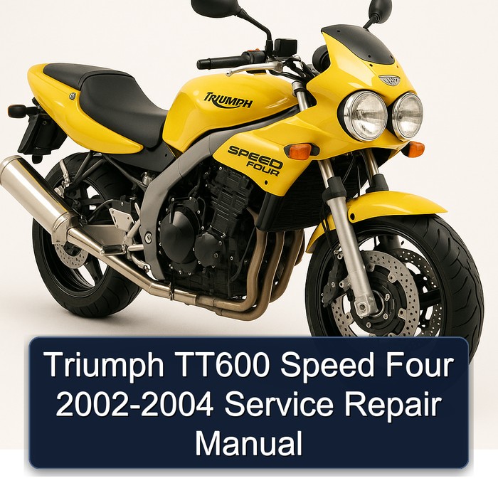 2002-2004 Triumph Speed Four TT600 Service Repair Workshop Manual PDF