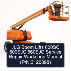 JLG Boom Lifts 600SC 600SJC 660SJC (p/n:3120898) Service Repair Workshop Manual PDF