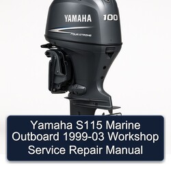 1999-2003 Yamaha S115 Marine Outboard Service Repair Workshop Manual PDF