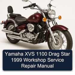 1999 Yamaha XVS Models 1100 Drag Star Service Repair Workshop Manual PDF