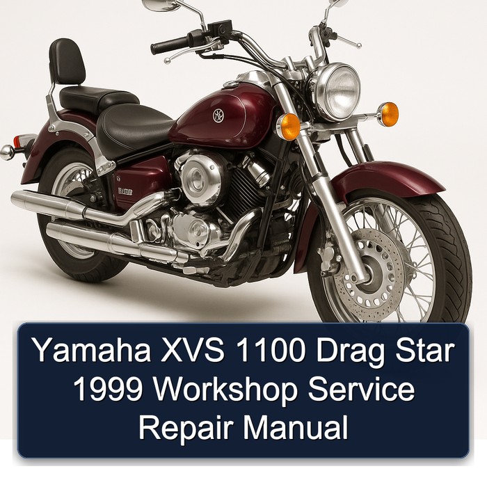 1999 Yamaha XVS Models 1100 Drag Star Service Repair Workshop Manual PDF
