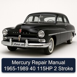 1965-1989 Mercury - 40 115HP 2 Stroke Service Repair Workshop Manual PDF