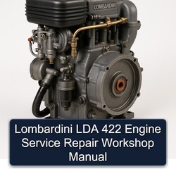 Lombardini LDA Series 422 Engine Service Repair Workshop Manual PDF