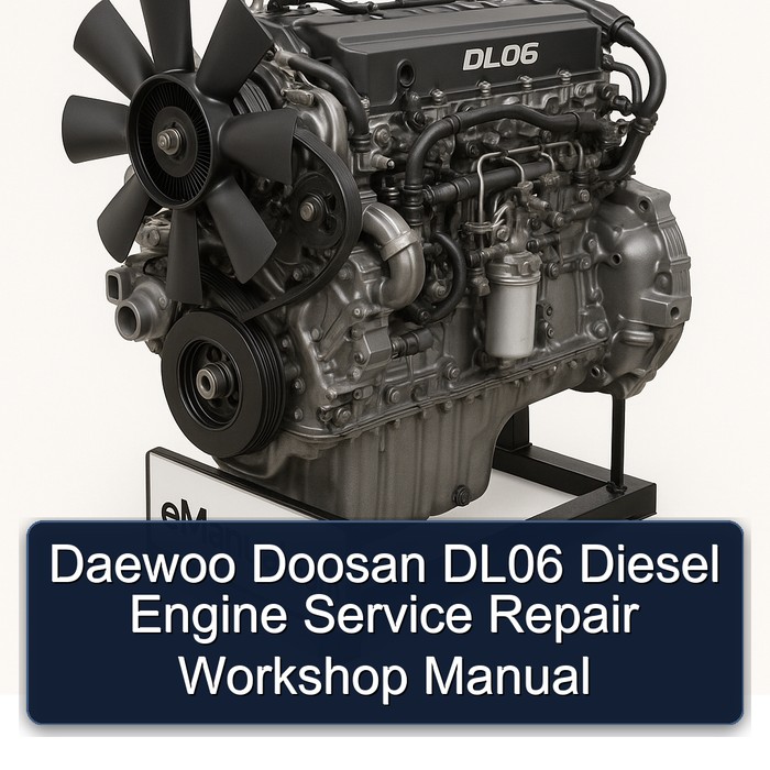 Daewoo Doosan DL06 Diesel Engine Service Repair Workshop Manual PDF