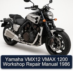1986 Yamaha Vmax VMX12 1200 Service Repair Workshop Manual PDF