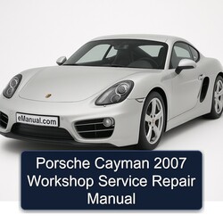 2007 Porsche Cayman Service Repair Workshop Manual PDF