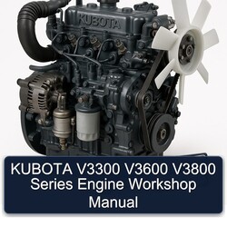 Kubota V3300 V3600 V3800 Series Engine Service Repair Workshop Manual PDF