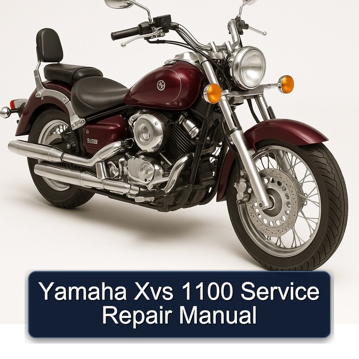 Yamaha XVS Models 1100 Service Repair Workshop Manual PDF