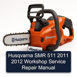 2011-2012 Husqvarna SMR 511 Service Repair Workshop Manual PDF