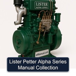 Lister Alpha Series Petter Collection Service Repair Workshop Manual PDF