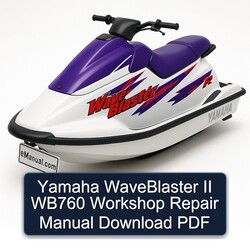 Yamaha Waveblaster II WB760 Service Repair Workshop Manual PDF