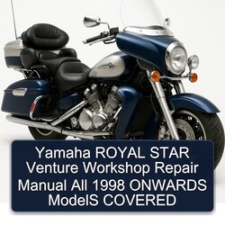 1998 Yamaha Royal Star Venture All Onwards Models Covered Service Repair Workshop Manual PDF