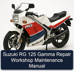 Suzuki RG Series 125 Gamma Service Repair Workshop Manual PDF