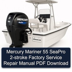 Mercury Mariner 55 Seapro 2-stroke Service Repair Workshop Manual PDF