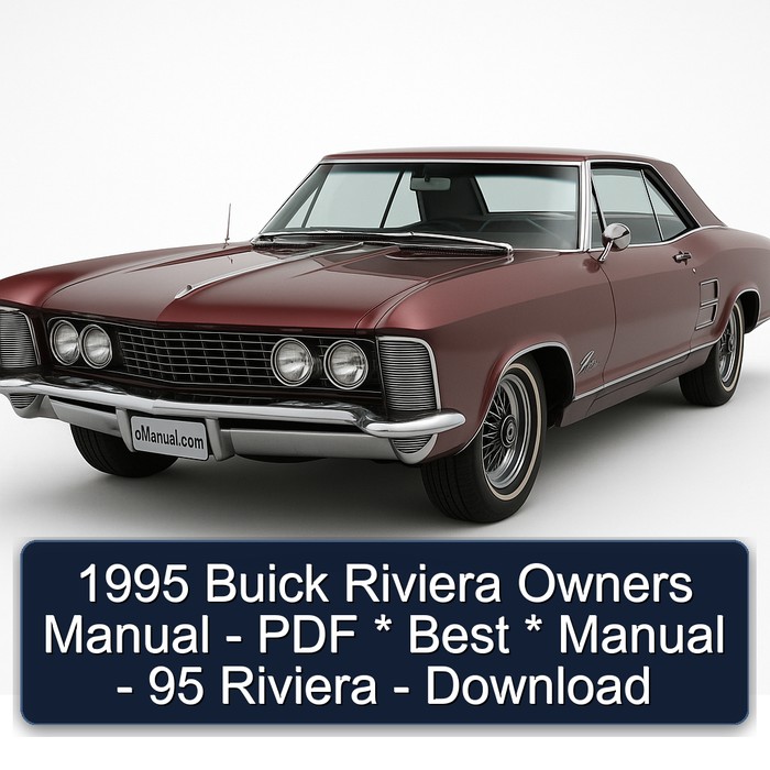 1995 Buick Riviera Owners - Best 95 Owner's Manual PDF