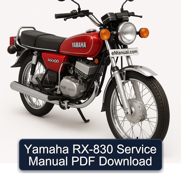 Yamaha RX Models RX-830 Service Repair Workshop Manual PDF