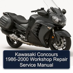 1986-2000 Kawasaki Concours Models Service Repair Workshop Manual PDF