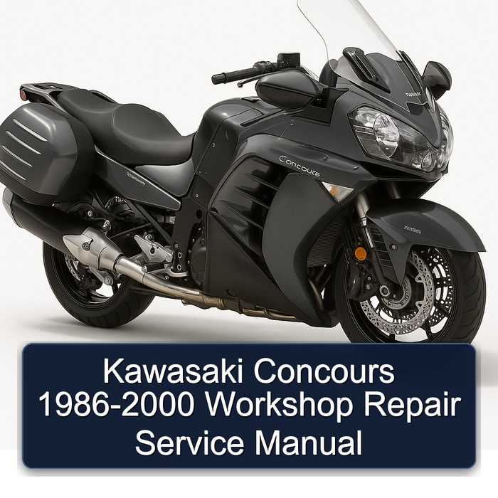 1986-2000 Kawasaki Concours Models Service Repair Workshop Manual PDF