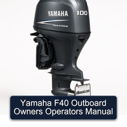 Yamaha F40 Outboard Owners Operators Operator's Manual PDF