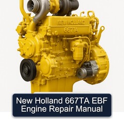 New Holland 667TA EBF Engine Service Repair Workshop Manual PDF