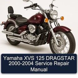 2000-2004 Yamaha XVS Models 125 Dragstar Service Repair Workshop Manual PDF