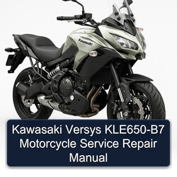 Kawasaki Versys Kle650-b7 Motorcycle Service Repair Workshop Manual PDF